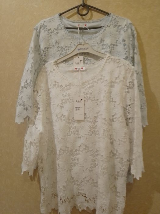 Блузки из натурального кружева