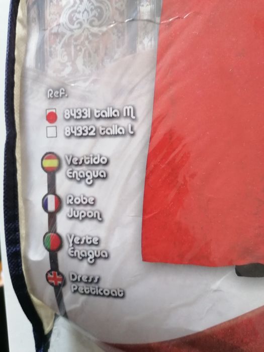 Fato de condessa para carnaval tam. M