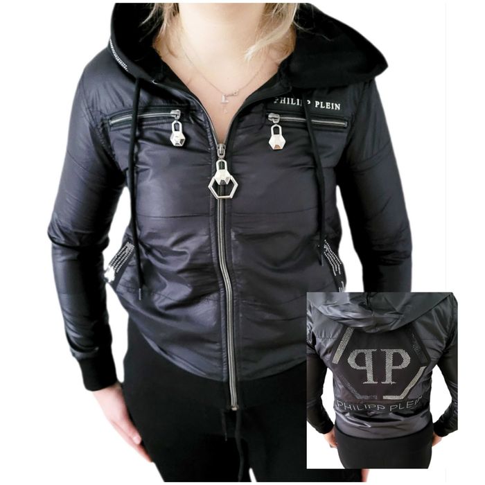 Dres Komplet Philipp Plein kurtka+ spodnie cyrkonie S