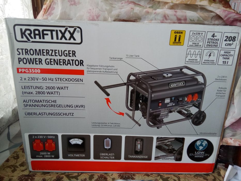 Генератор. Обмен.Бензогенератор.2.8 кВт медная обмотка.Обмен.