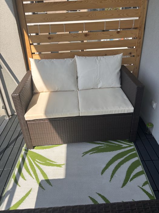 Zestaw mebli tarasowych technoratan VidaXL - OKAZJA