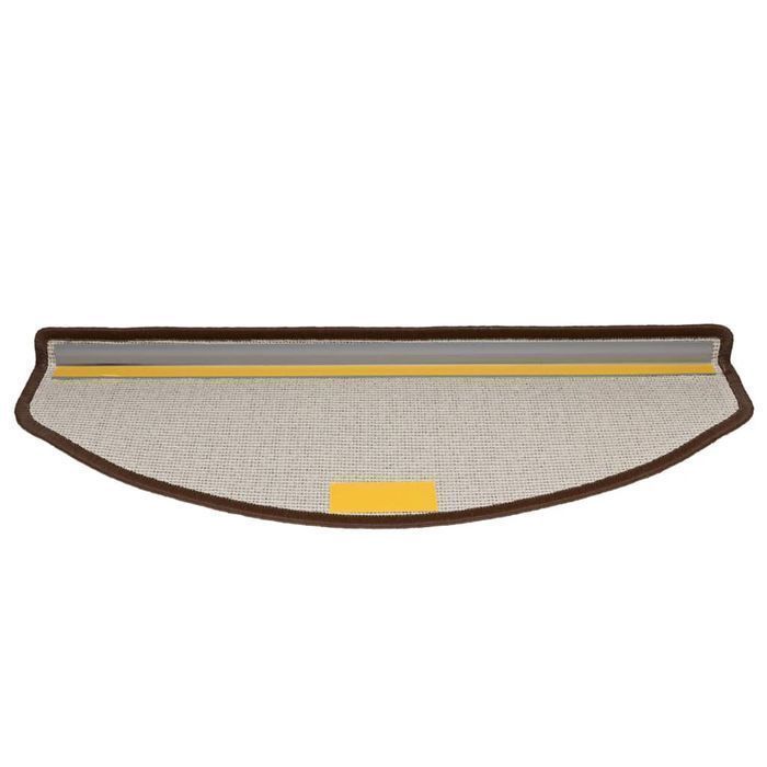 Vidaxl Nakładki Na Schody, 15 Szt., 65 X 24 X 4 Cm, Kawowy Brąz