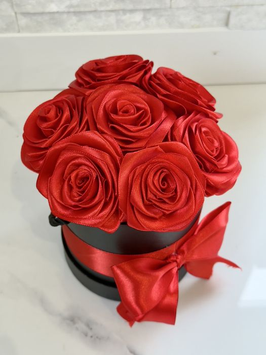 Wieczne róże bukiety rożne kolory