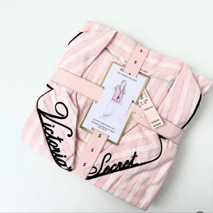 Victoria’s Secret піжама M,  L фланель
