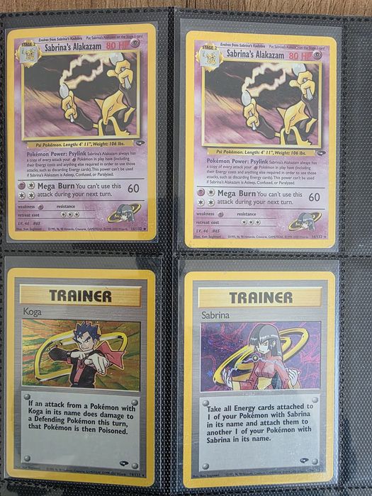 Cartas Pokemon Holográficas 2000 Gym Heroes, Gym Challenge, Neo ...