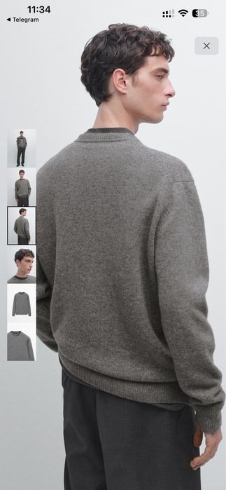 Свитер шерстянной  massimo dutti, размер  м