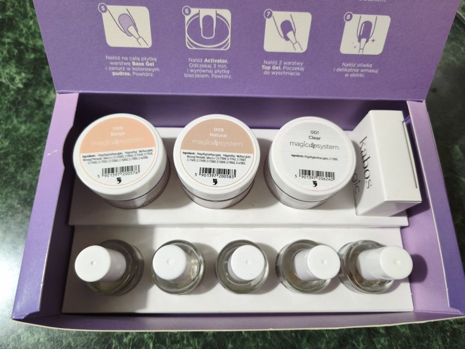 Kabos Zestaw do manicure tytanowego MDS - Magic Nude Set