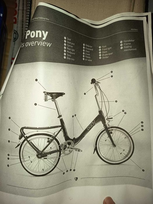 Vendo bicicleta Pony original, modelo clássico, anos 70