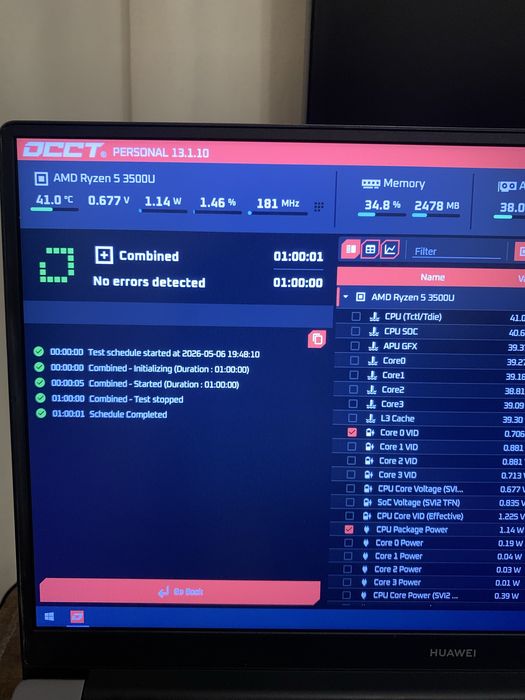 Ноутбук huawei matebook d15 для роботи/навчання