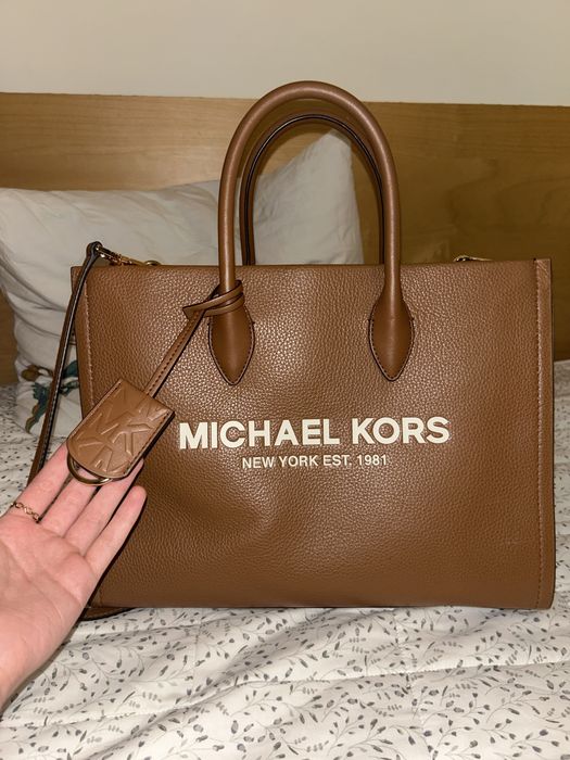 Bolsa / Mala Michael Kors Mirella Medium Pebbled Leather - Original