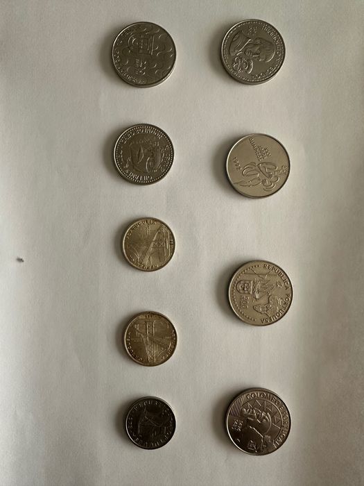 Moedas de escudo antigas