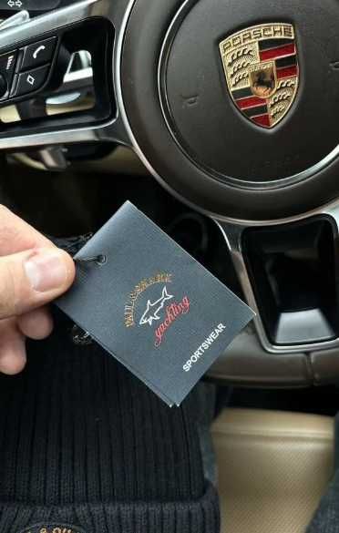 Шапка Paul Shark Синя Стильна Чоловіча шапка Пауль Шарк