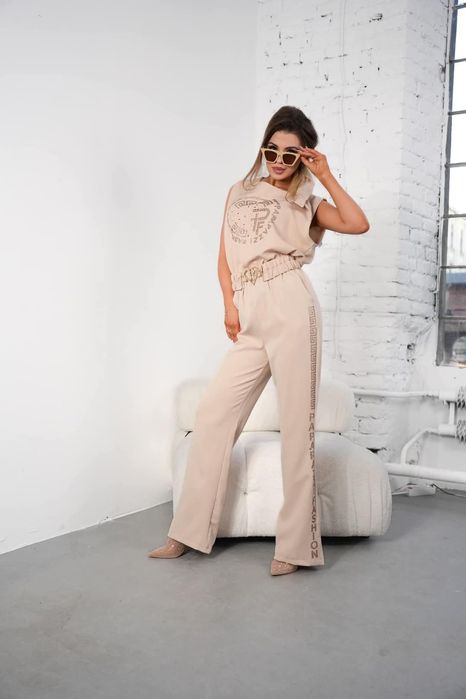 Piękny kombinezon z cyrkoniami dwa kolory paparazzi