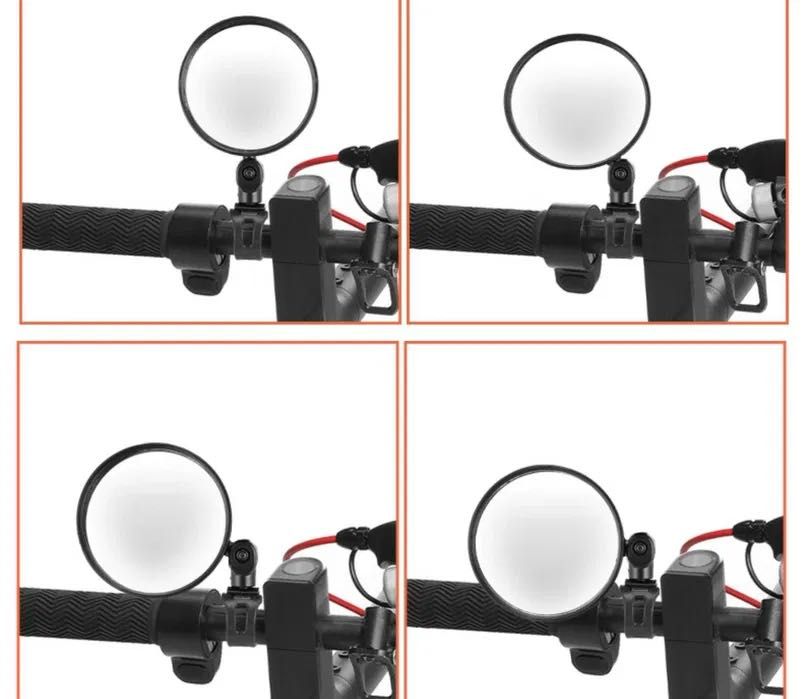 2x Espelhos Convexos p/ bicicleta, moto, trotinete *novos*