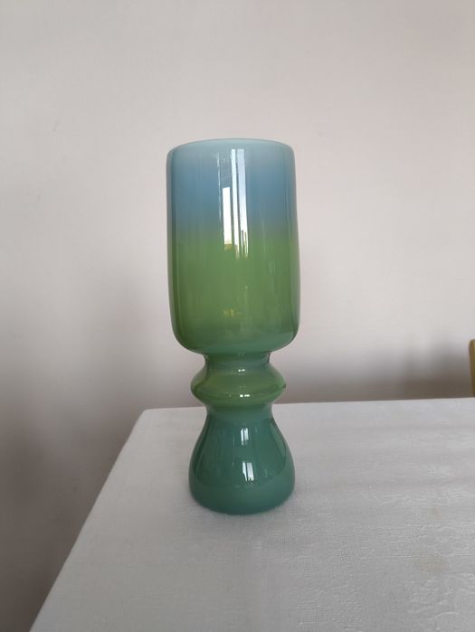 Horbowy Wazon Kolorowe Szkło PRL