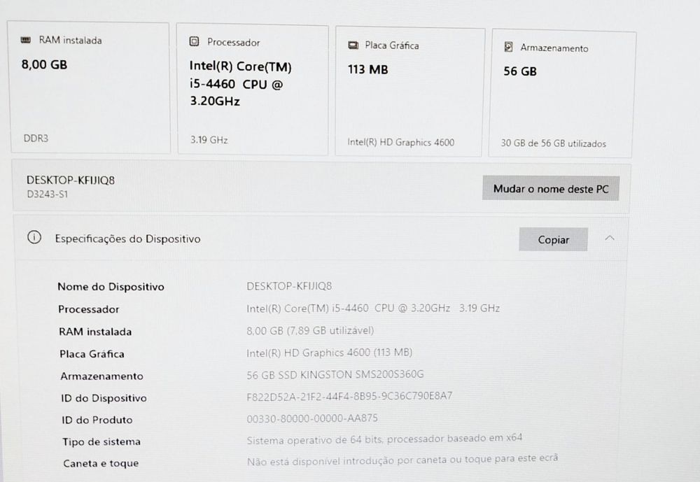 Pc mini ATX Intel i5