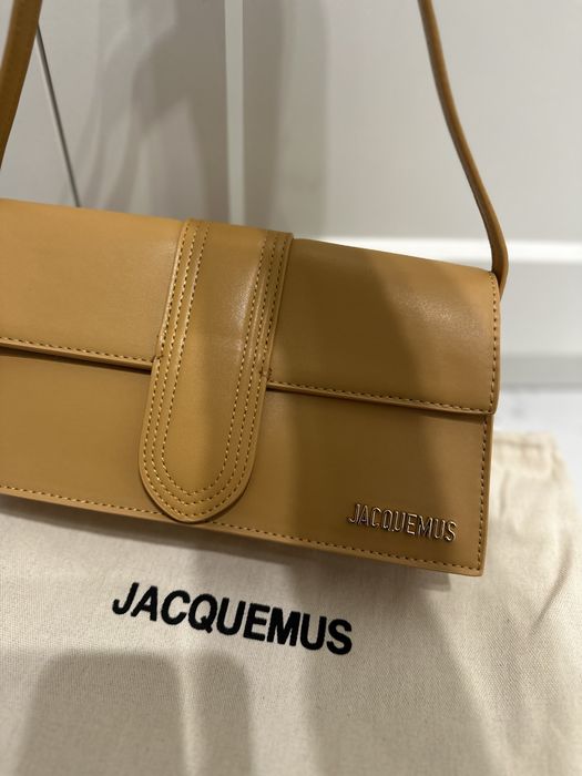 Musztardowa beżowa torebka jacquemus