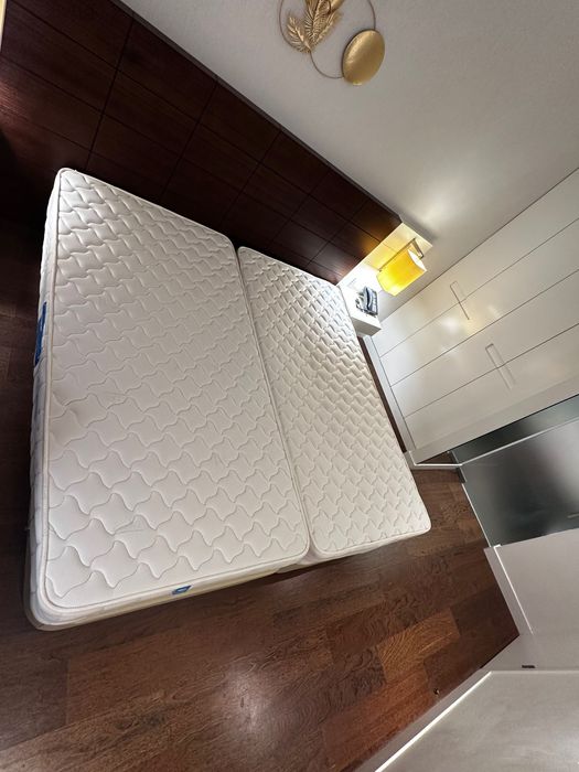 2 camas 100x200 cm com colchões Lusocolchão 2 Single Beds w/Mattresses