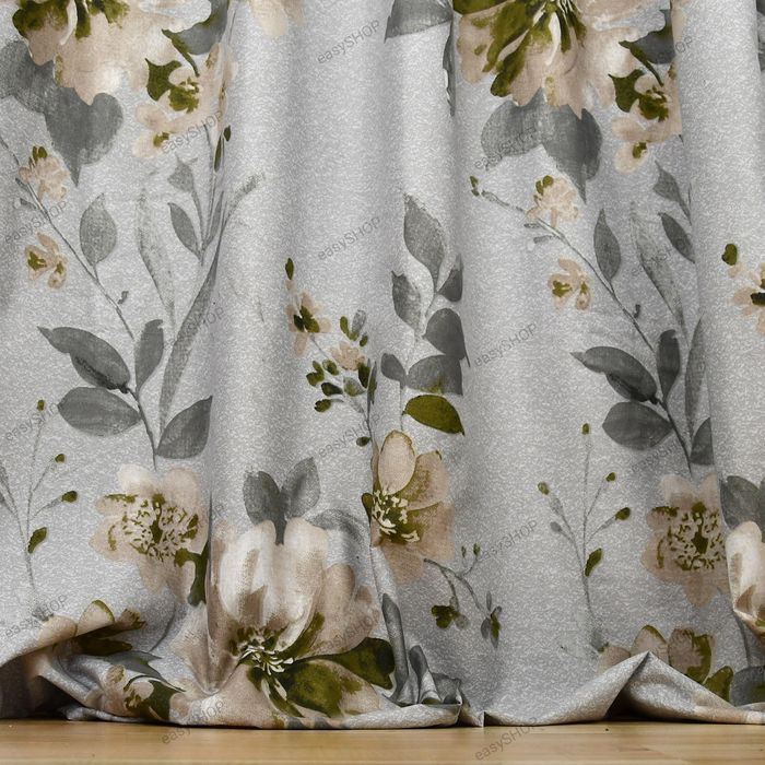 ‼️ WYPRZEDAŻ ‼️ 2 zasłony we wzory z mikrofibry