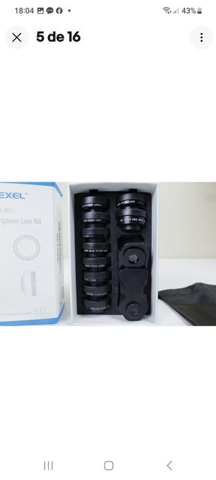 Kit de lentes de câmera para smartphone