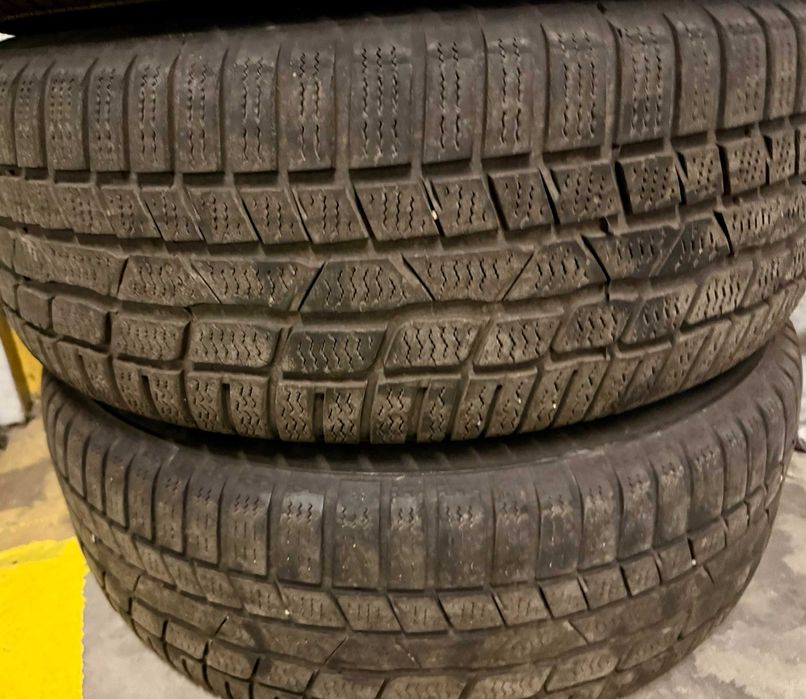 Alufelgi w super stanie + opony zimowe po 2 sezonach z końca 2023r. Continental 215/60 R16