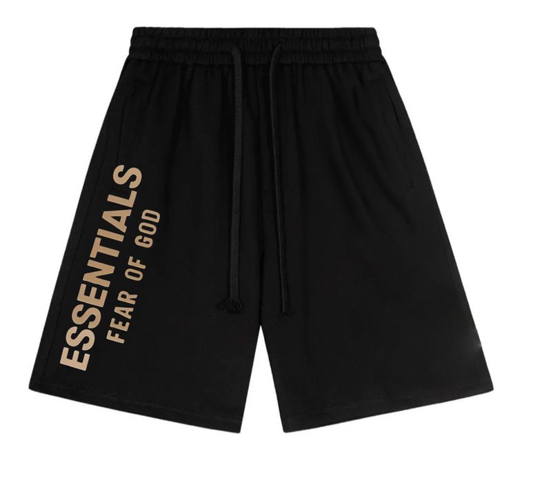 Спортивные шортв Essentials Logo Унисекс черные ессеншиалс Новинка