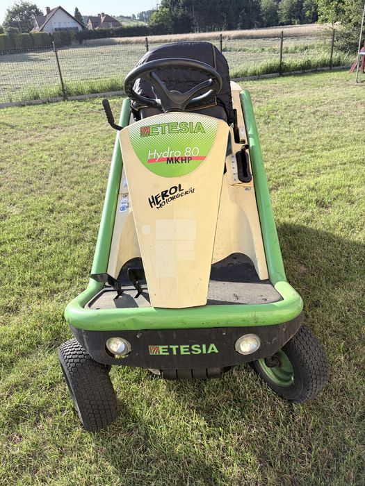 Etesia Hydro 80, nowy nóż i akumulator