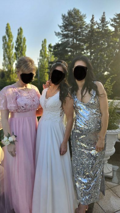 Suknia ślubna 38 z drenem