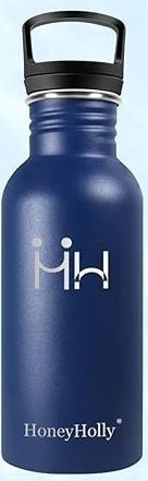 outlet honeyholly butelka na wodę ze stali nierdzewnej 750ml granatowa