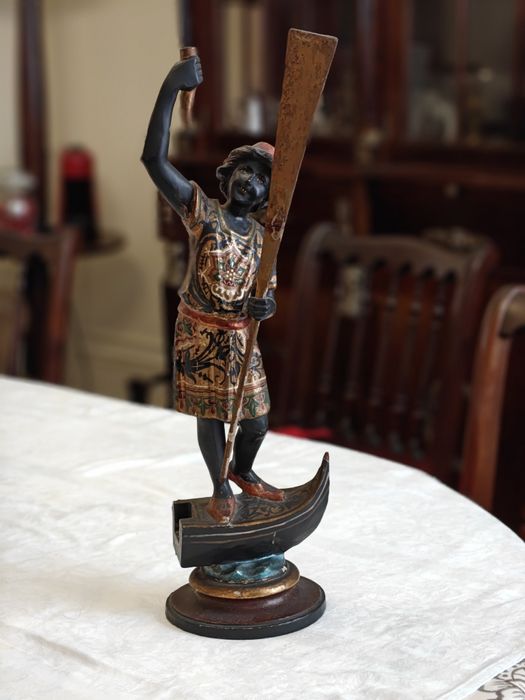 Escultura BLACKAMOOR do século XIX