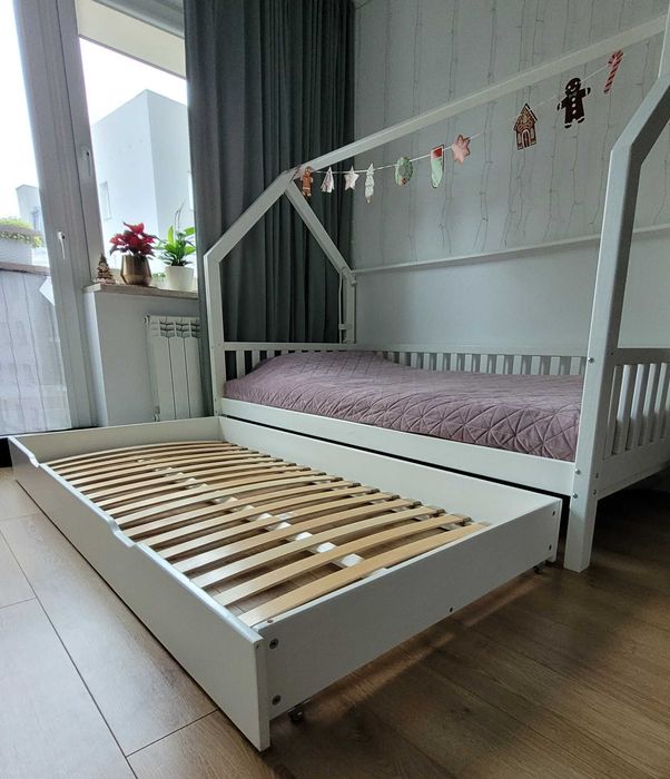 Podwójne łóżko domek marki Luletto