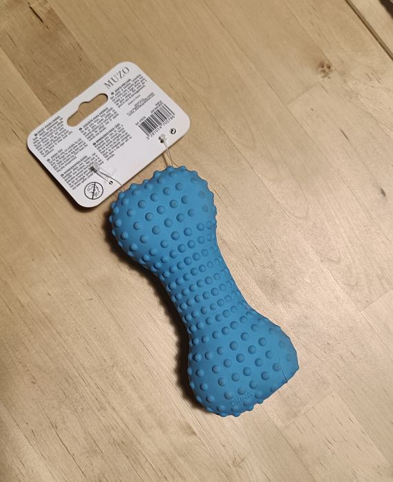 Osso de borracha brinquedo cão - novo