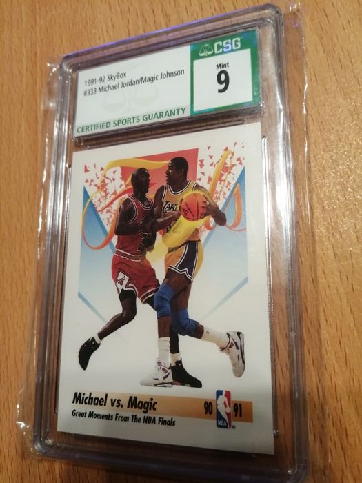 Michael Jordan / Magic Johnson SkyBox 1991-92
