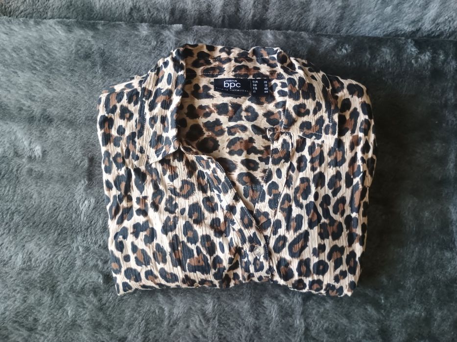 Bluzka ciążowa w zwierzęcy wzór Panterka