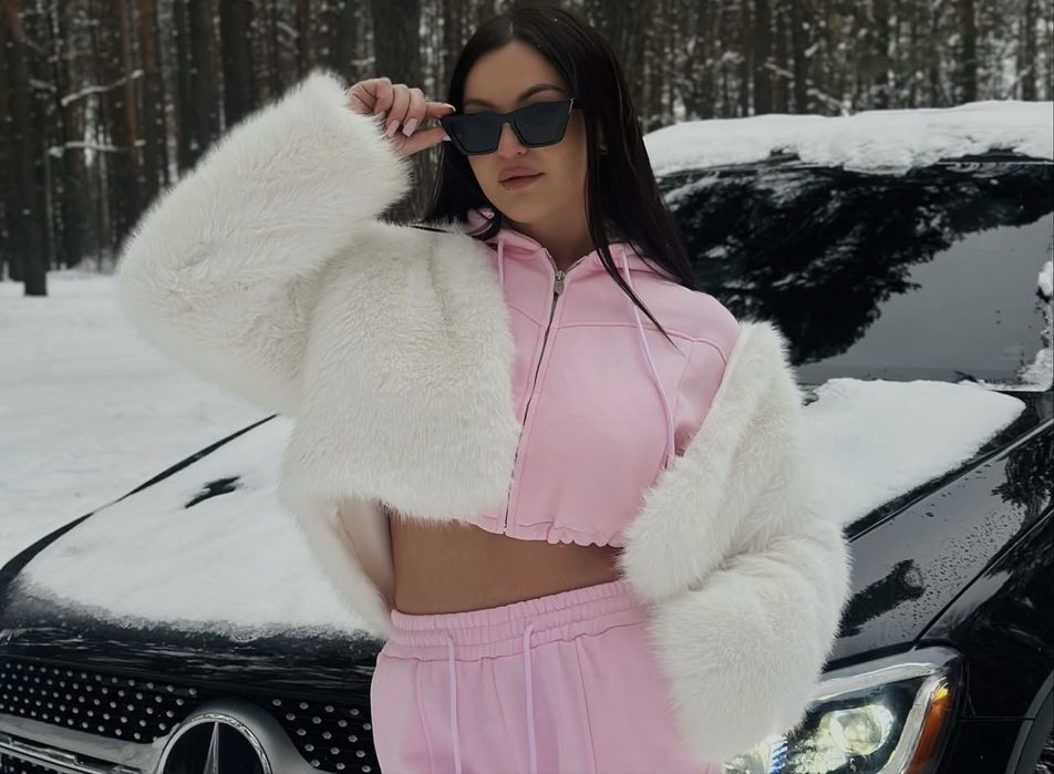 Біла шубка л Хл на ог 100-115