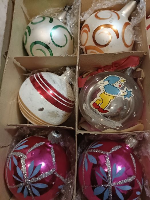 Bombki choinkowe prl B1