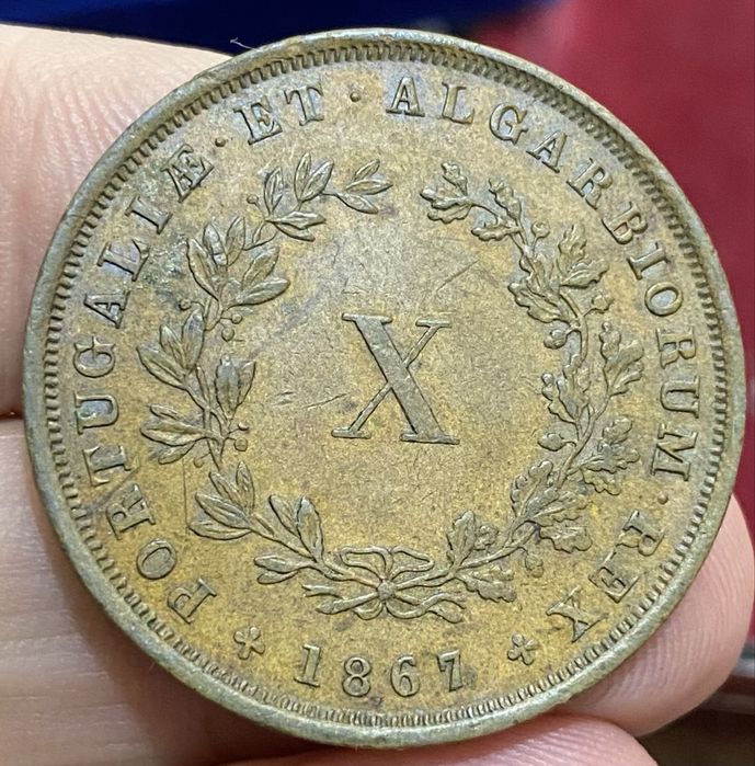 Moeda 1613 - D. LUIS I - X Reis 1867