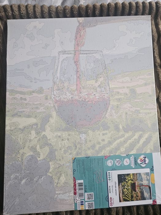 Картина за номерами, Літній келих