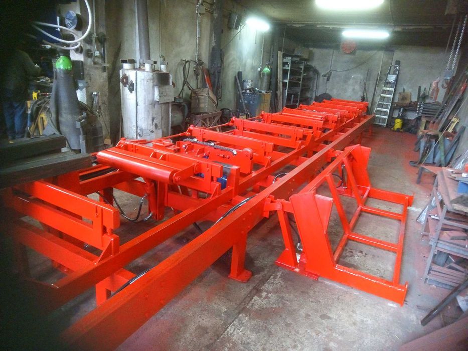 trak taśmowy z hydrauliką