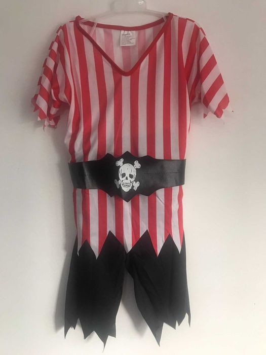 Fatos de carnaval disfarce de Pirata 7-10 anos