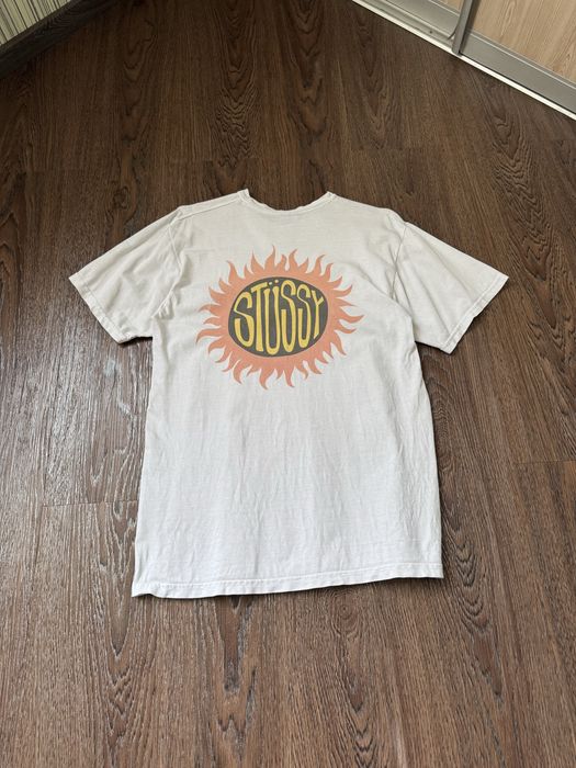 Legit! Футболка stussy x supreme sun flower graphic vintage t-shirt