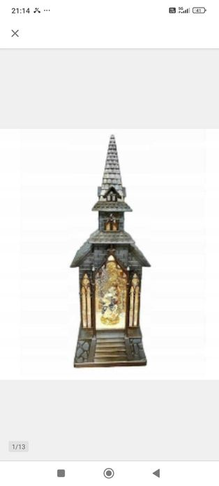 kościół rodzina święta szopka led pozytywka lampion prezebt święta