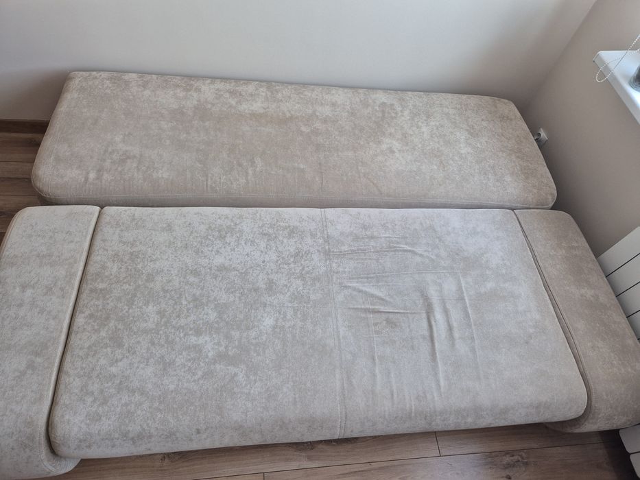 Kanapa beżowa  140×200cm