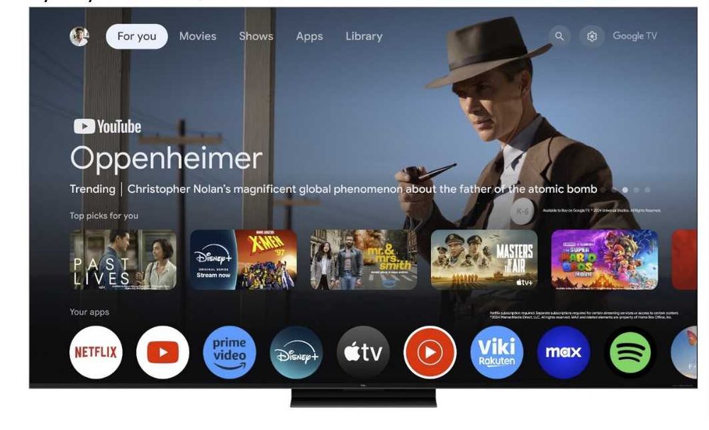 Telewizor TCL 50Q7C QD-Mini LED 4K 144Hz Smart TV Google HDMI 2.1