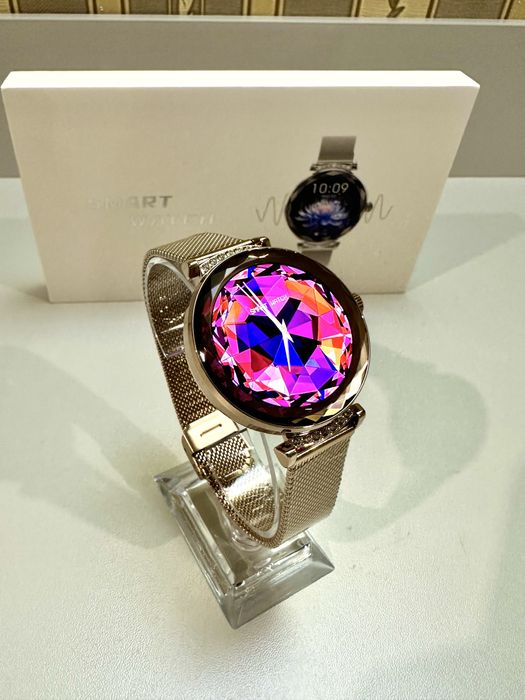 Женские Smart часы NX7 Pro Gold Amoled жіночий смарт годинник