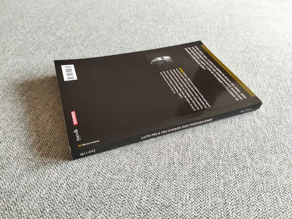 Livro "Luto pela felicidade dos portugueses" de Rui Zink
