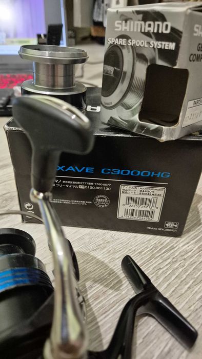 Kołowrotek Shimano Nexave 3000 HG dodatkowa szpula alu
