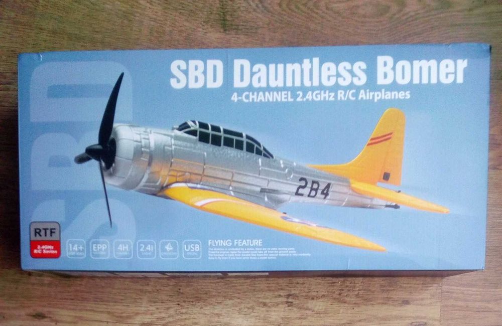 Samolot RC zdalnie sterowany SBD Dauntless 2,4Gh 4Ch żyro