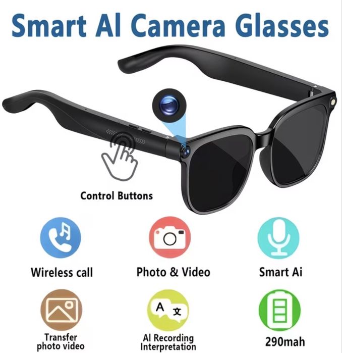 Окуляри Peje з штучним інтелектом та камери для зйомки та відеозапису