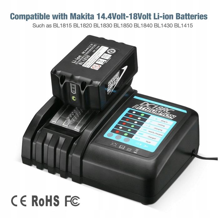 Ładowarka 18 V z akumulatorem do Makita